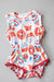 Red, White & Sweet Pom Pom Romper-Mila & Rose ®