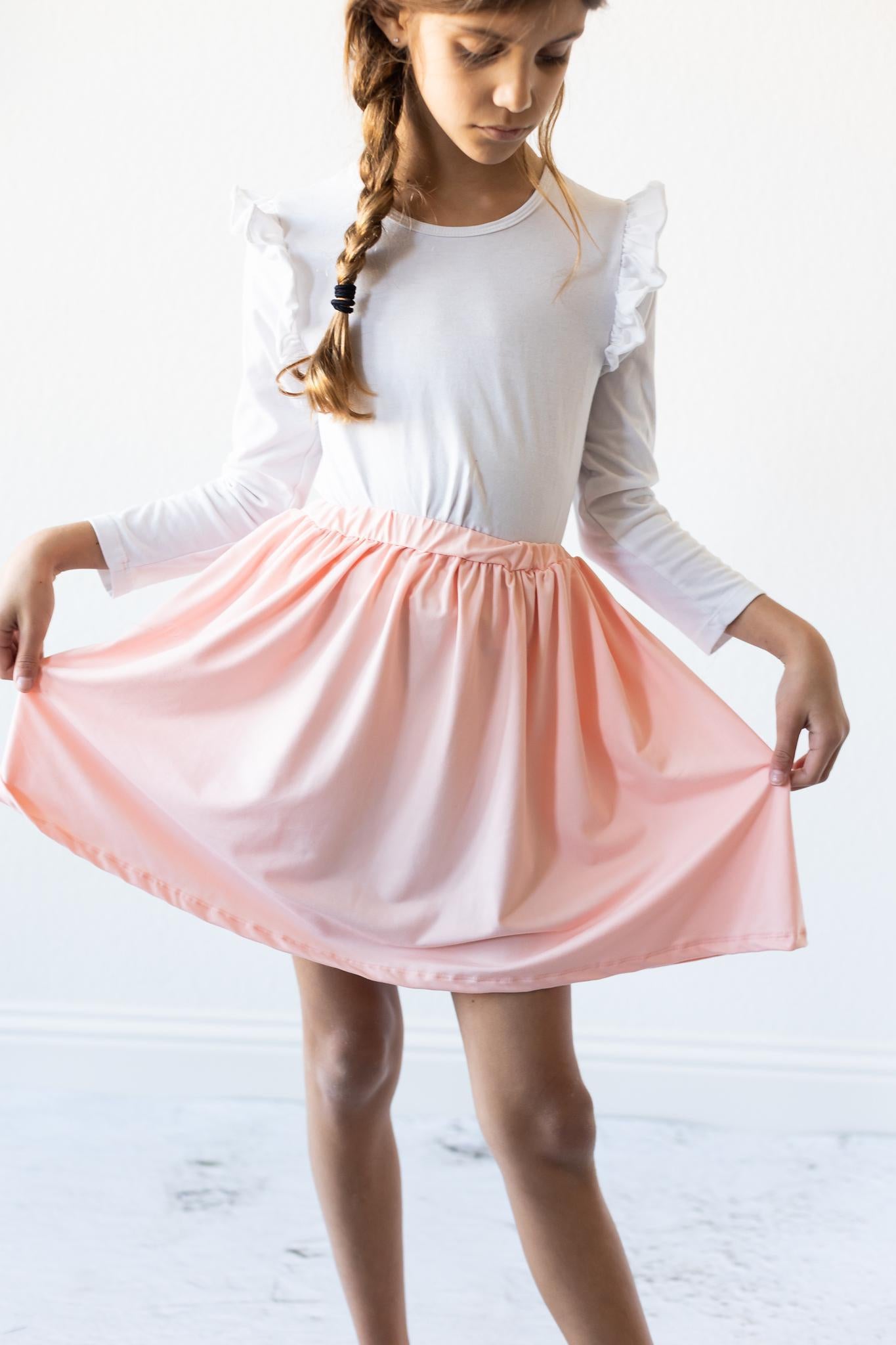 SALE Peach Twirl Skirt-Mila & Rose ®