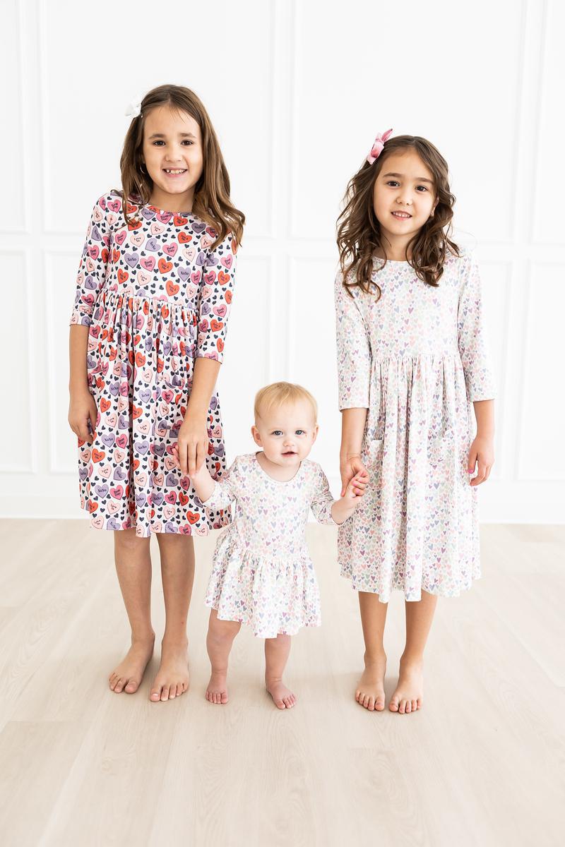 One in a Million 3/4 Sleeve Twirl Bodysuit-Mila & Rose ®