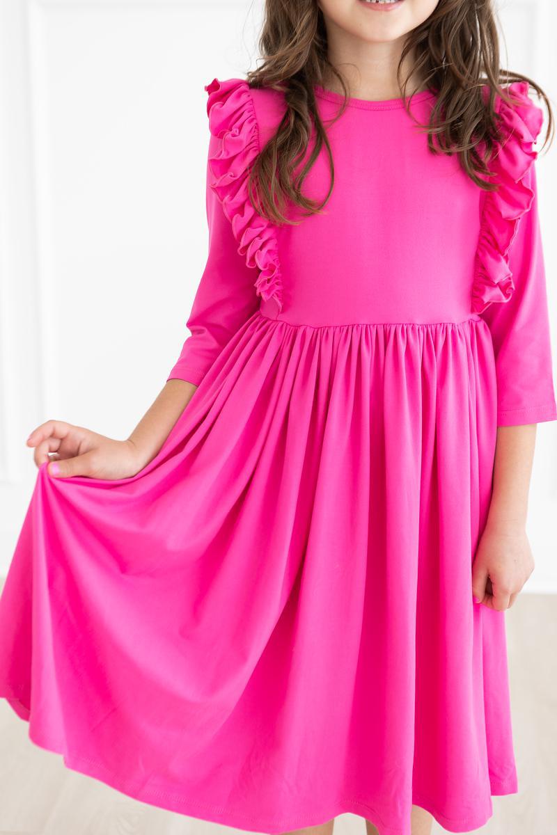 Ruffle girl dress hotsell