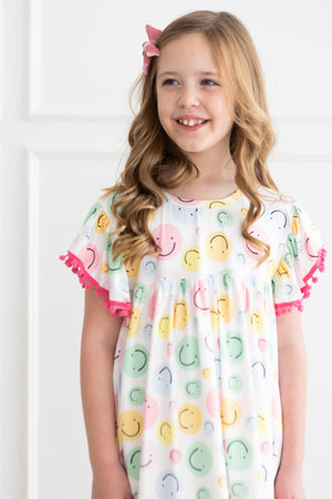 SALE Smile in Style Pom Pom Dress-Mila & Rose ®