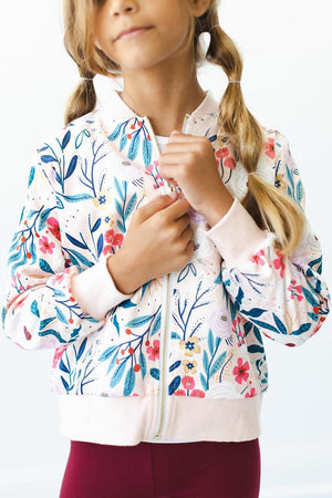 Whimsy Satin Jacket-Mila & Rose ®