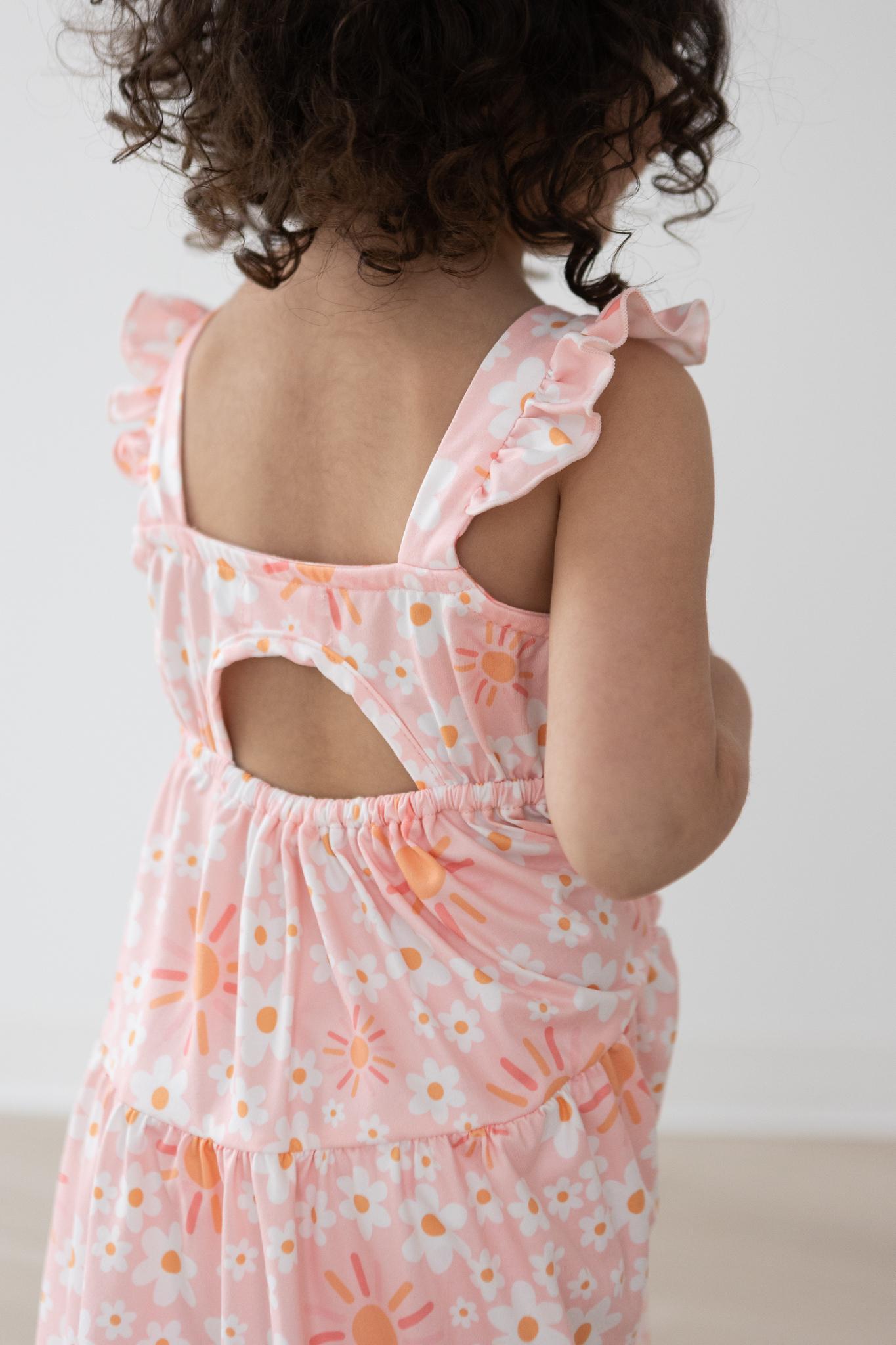 Sweet & Sunny Ruffle Maxi Dress-Mila & Rose ®