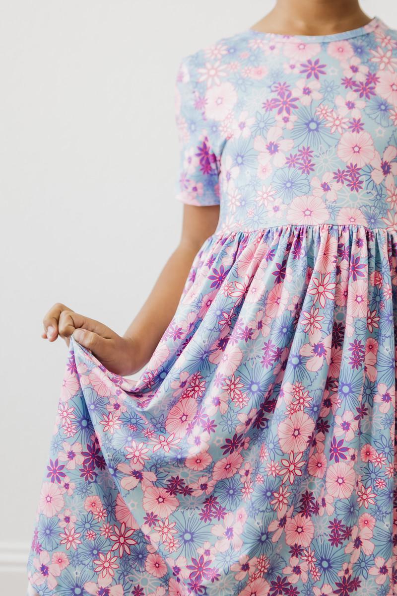 SALE Love Blooms S/S Twirl Dress-Mila & Rose ®