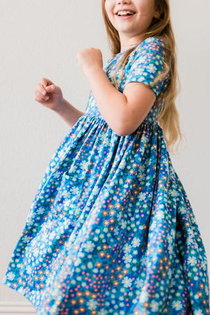 Spring Fling S/S Pocket Twirl Dress-Mila & Rose ®
