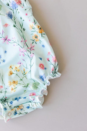 Wild Woods Ruffle Cross Back Romper-Mila & Rose ®