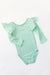 Pastel Green L/S Flutter Sleeve Leotard - NEW-Mila & Rose ®