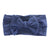 Navy Nylon Bow Headwrap-Mila & Rose ®