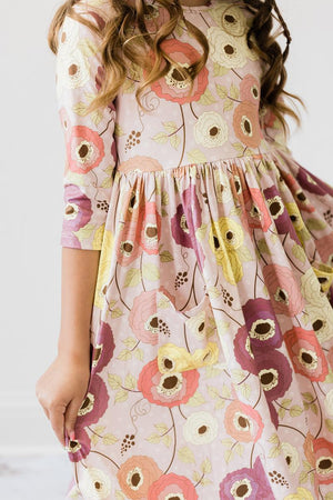 Honeysuckle 3/4 Sleeve Pocket Twirl Dress-Mila & Rose ®