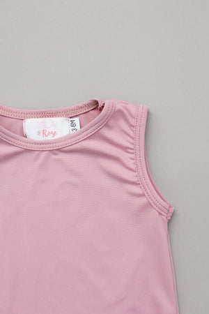 Vintage Pink Tank One-Piece Jogger - NEW-Mila & Rose ®