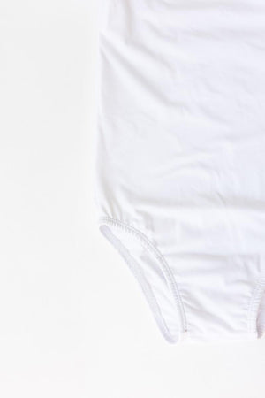 White S/S Flutter Sleeve Leotard - NEW-Mila & Rose ®
