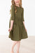 Olive Pocket Twirl Dress-Mila & Rose ®