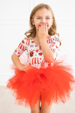 Puppy Love 3/4 Sleeve Tutu Leotard-Mila & Rose ®