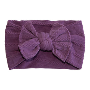 Sugar Plum Cable Knit Nylon Headwrap-Mila & Rose ®