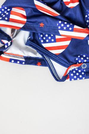 I Heart the USA S/S Twirl Bodysuit-Mila & Rose ®