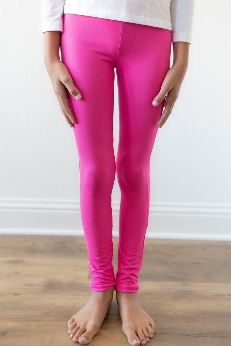Hot Pink Leggings-Mila & Rose ®