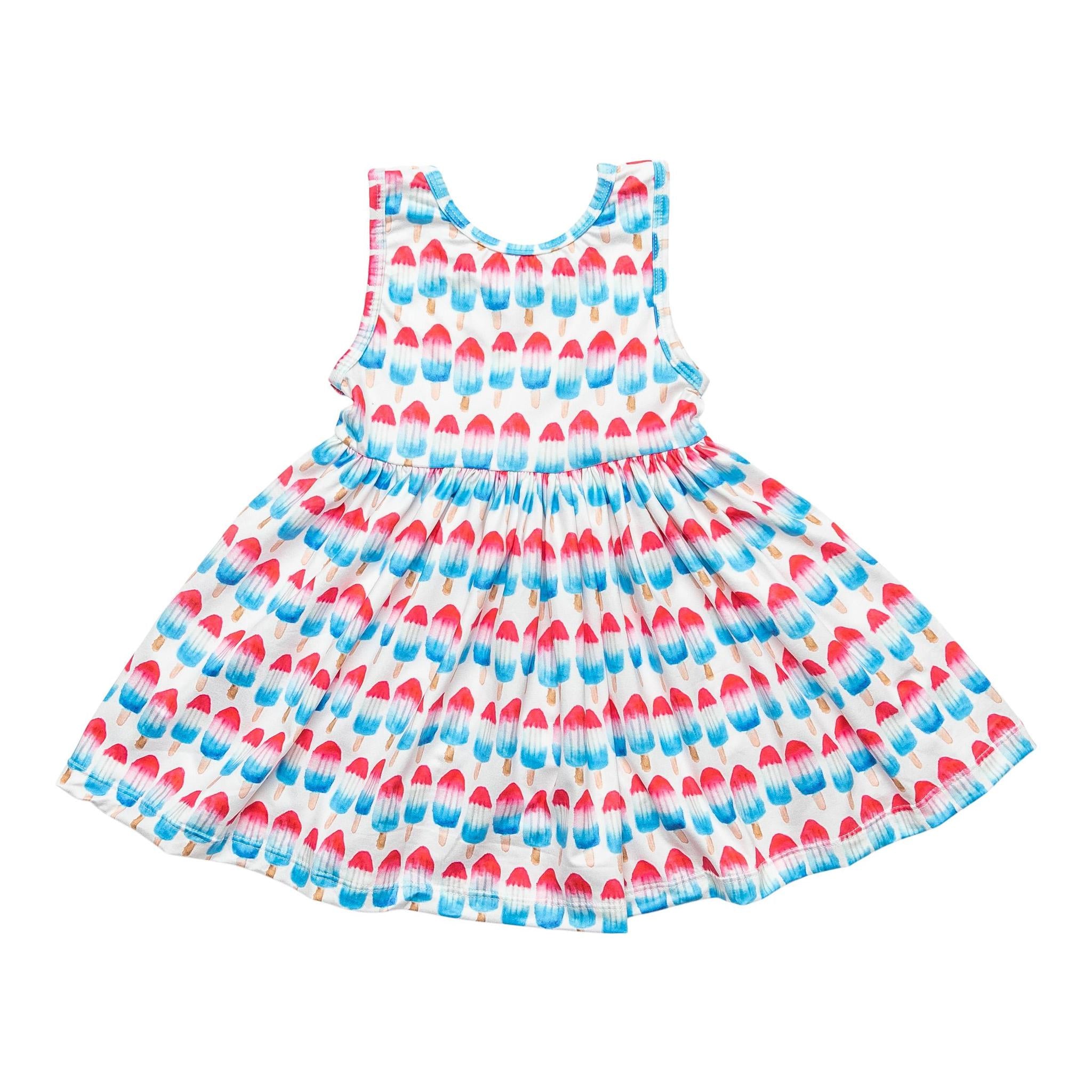 Red, White & Cute Tank Twirl Dress-Mila & Rose ®