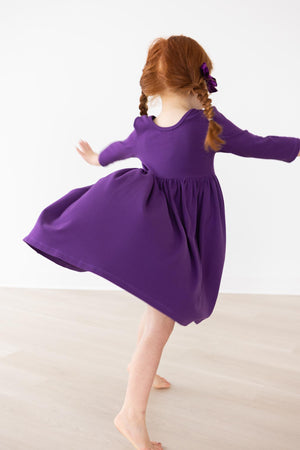 Purple Pocket Twirl Dress - NEW-Mila & Rose ®