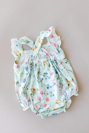 Wild Woods Ruffle Cross Back Romper-Mila & Rose ®