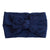 Navy Cable Knit Nylon Headwrap-Mila & Rose ®