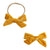 SALE Mustard Velvet Bow-Mila & Rose ®