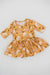 Dandelions in Fall 3/4 Sleeve Twirl Bodysuit-Mila & Rose ®
