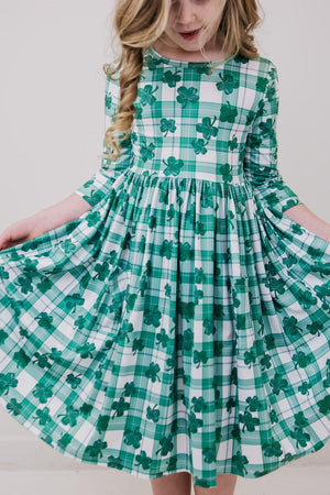 Lucky One Pocket Twirl Dress-Mila & Rose ®