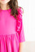 Hot Pink Ruffle Twirl Dress-Mila & Rose ®