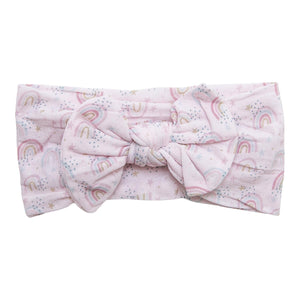 Over the Rainbow Nylon Bow Headwrap-Mila & Rose ®