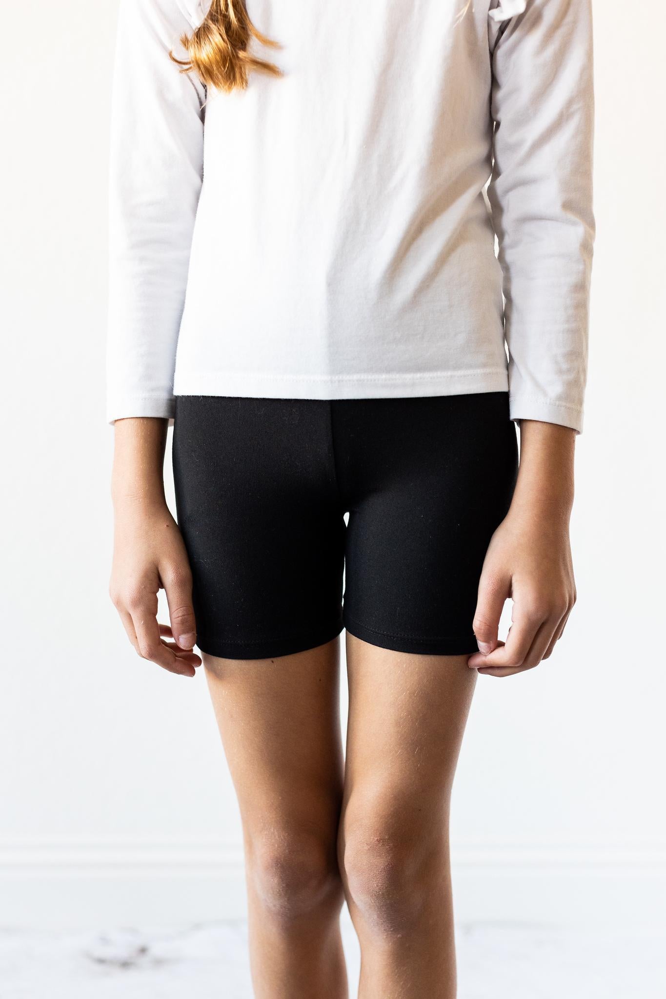 Black Twirl Shorts - NEW-Mila & Rose ®