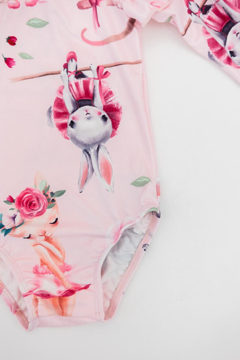 Ballet Beauties L/S Flutter Sleeve Leotard-Mila & Rose ®
