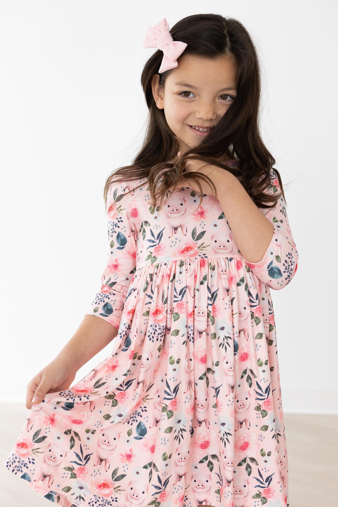 This Little Piggy Twirl Dress - Mila & Rose