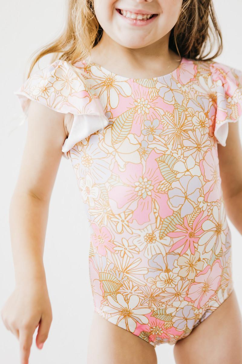 What's Up Buttercup S/S Flutter Sleeve Leotard-Mila & Rose ®
