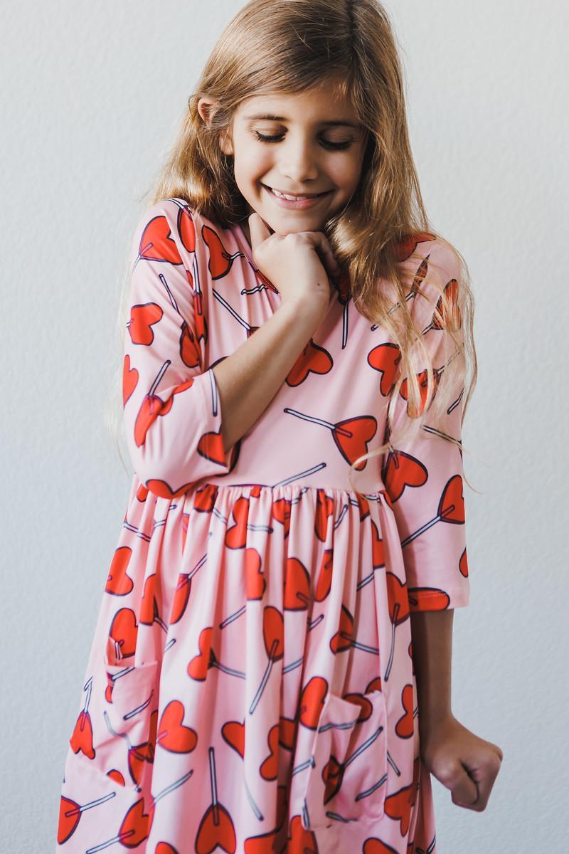 Sucker for You Pocket Twirl Dress-Mila & Rose ®