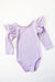 Lavender L/S Flutter Sleeve Leotard-Mila & Rose ®
