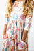 Harvest Blooms 3/4 Sleeve Pocket Twirl Dress-Mila & Rose ®