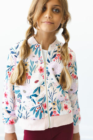 Whimsy Satin Jacket-Mila & Rose ®