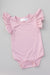 Vintage Pink S/S Flutter Bodysuit-Mila & Rose ®