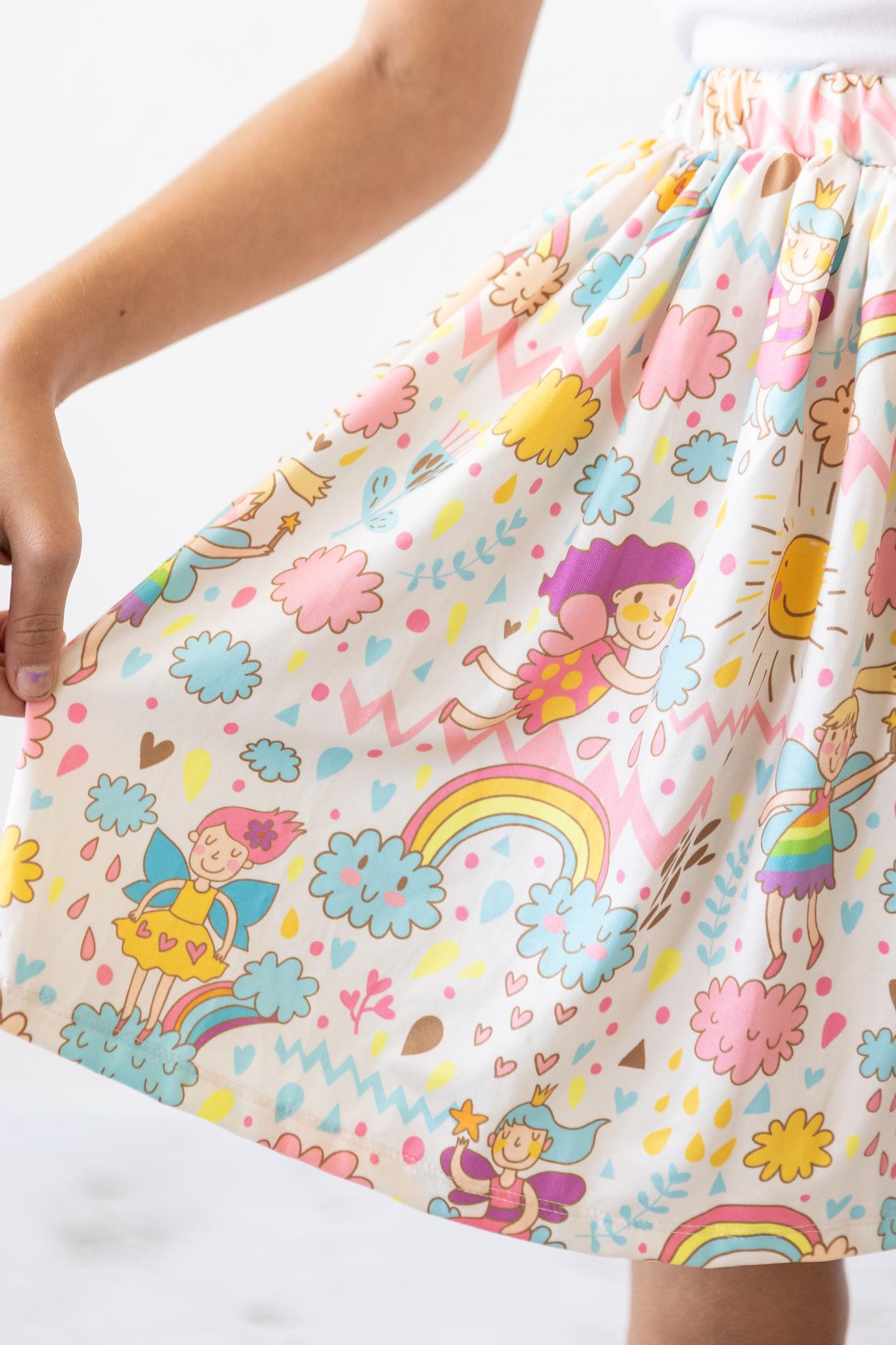 Sunshine & Rainbows Twirl Skirt-Mila & Rose ®