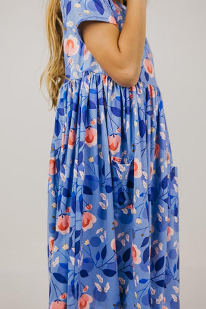 Country Blooms S/S Pocket Twirl Dress-Mila & Rose ®