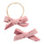 SALE Vintage Pink Velvet Bow-Mila & Rose ®
