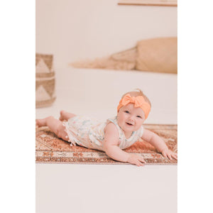 Cantaloupe Nylon Bow Headwrap-Mila & Rose ®