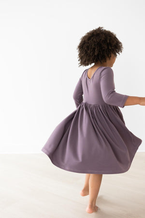 Vintage Violet Pocket Twirl Dress - NEW-Mila & Rose ®
