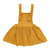 SALE Mustard Faux Suede Pinafore-Mila & Rose ®