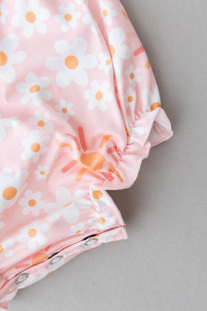 Sweet & Sunny Ruffle Cross Back Romper-Mila & Rose ®
