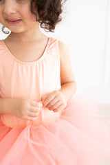 SALE Bright Peach Tank Tutu Leotard-Mila & Rose ®