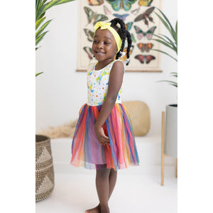 Bright Yellow Nylon Bow Headwrap-Mila & Rose ®