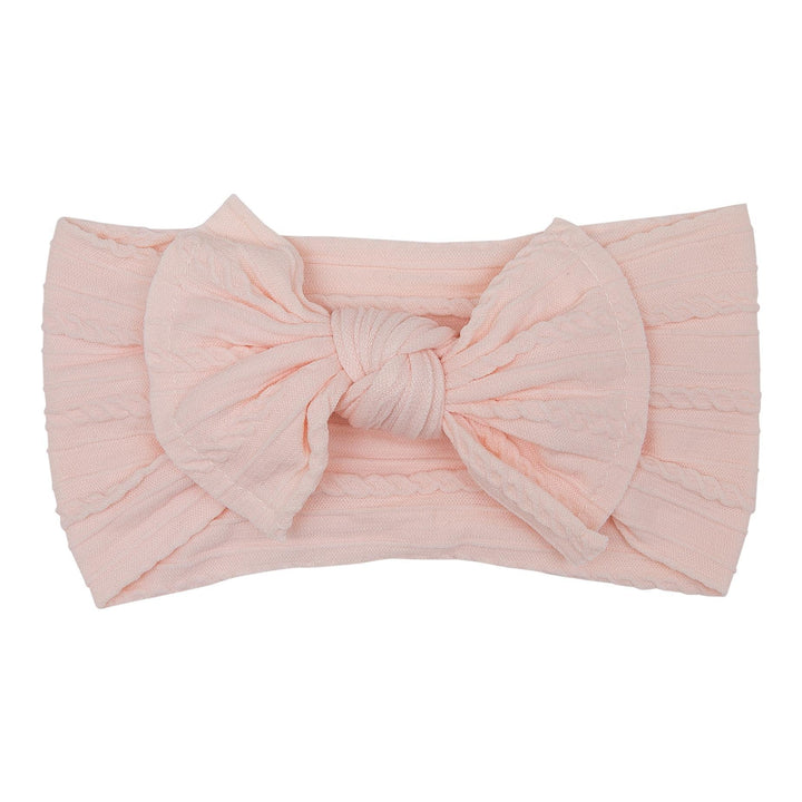 Cantaloupe Cable Knit Nylon Headwrap-Mila & Rose ®