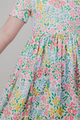 Daffodils S/S Pocket Twirl Dress-Mila & Rose ®