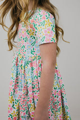 Daffodils S/S Pocket Twirl Dress-Mila & Rose ®